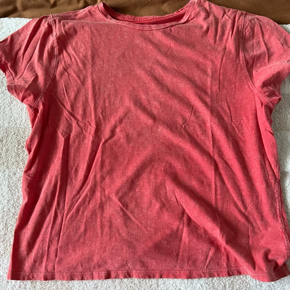Aerie Coral Short Sleeve Tee